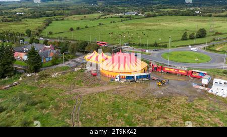 Cirque itinérant, Limerick, Irlande, 17/09/2023 Banque D'Images