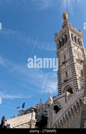 serie de photos sur la ville de marseille depuis l'esplanade de notre Dame de la Garde - Marseille photos de l'esplanade de notre Dame de la Garde Banque D'Images