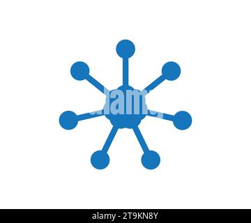 vecteur de conception de logo de données panat Illustration de Vecteur