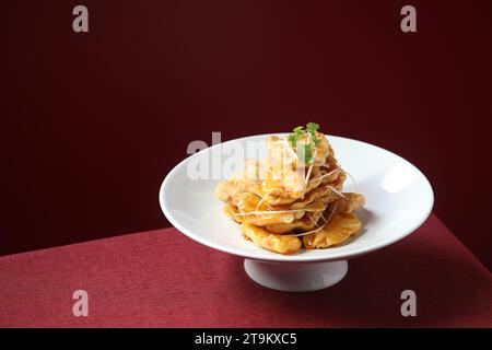 Guo Bao rou est un plat classique du nord-est de la Chine (Dongbei)，porc aigre-doux Banque D'Images