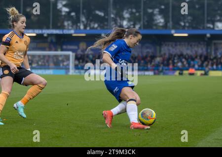 Kingston, Royaume-Uni. 26 novembre 2023. Kingsmeadow, Royaume-Uni, 26 novembre 2023 ; Fran Kirby (14 Chelsea) en action lors du match de Barclays Womens Super League entre Chelsea et Leicester City à Kingsmeadow, Londres. (Tom Phillips/SPP) crédit : SPP Sport Press photo. /Alamy Live News Banque D'Images