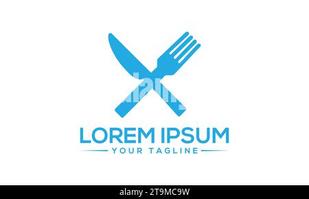 Food logo Design Creative et moderne logo Design Illustration de Vecteur