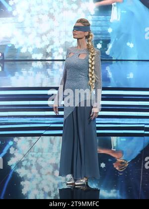 Rome, Italie. 25 novembre 2023. Rome, auditorium Rai du Foro Italico, émission de télévision 'dansant avec les Etoiles'. Sur la photo : Carlotta Mantovan crédit : Agence photo indépendante/Alamy Live News Banque D'Images