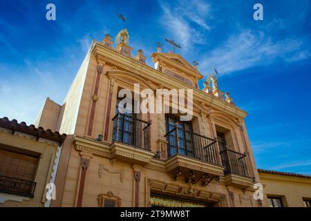 Beau bâtiment du musée Jess Nazareno, Jumilla, Murcie, Espagne situé sur la Plaza de Arriba Banque D'Images