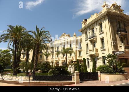 Monaco - 20 juin 2019 : Hôtel Hermitage Monte-Carlo à Monaco. Banque D'Images