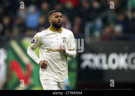 NIJMEGEN - Sylla Sow de Go Ahead Eagles lors du match néerlandais d'Eredivisie entre NEC et Go Ahead Eagles à de Goffert le 26 novembre 2023 à Nijmegen, pays-Bas. ANP BART STOUTJESDIJK Banque D'Images