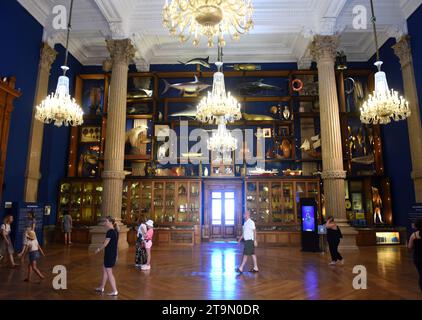 Monaco - 23 juin 2019 : visiteurs au Musée Océanographique de Monaco. Banque D'Images