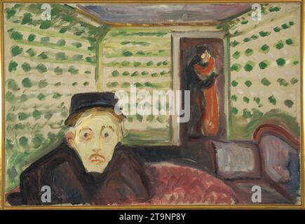 Jalousie (de la chambre verte) c. 1907 par Edvard Munch Banque D'Images