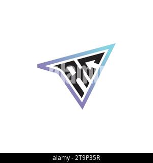 Combinaison de lettres AC logo cool eSport ou logo initial de jeu comme conception de concept d'inspiration Illustration de Vecteur