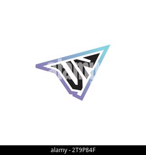 Combinaison de lettres VZ logo cool eSport ou logo initial de jeu comme conception de concept d'inspiration Illustration de Vecteur