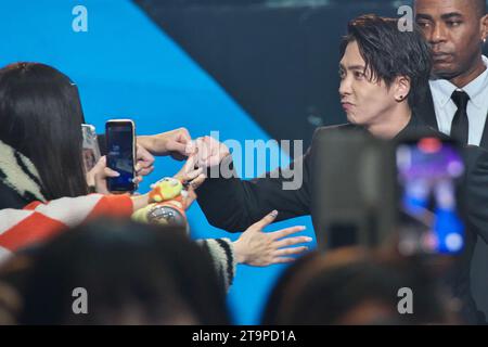 L'acteur et chanteur japonais Tomohisa Yamashita assiste au pré-show MTV VMAJ (Video Music Awards Japan) 2023 au Pia Arena MM à Yokohama, préfecture de Kanagawa, Japon, le 22 novembre 2023. Crédit : AFLO/Alamy Live News Banque D'Images