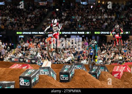 Melbourne, Australie, 25 novembre 2023. Nathan Crawford d'Australie sur la KTM lors du Grand Prix d'Australie WSX au Marvel Stadium le 25 novembre 2023 à Melbourne, en Australie. Crédit : Dave Hewison/Alamy Live News Banque D'Images