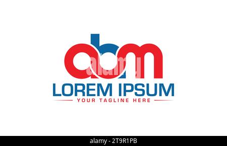 ABM logo Design Creative et unique logo Design Illustration de Vecteur