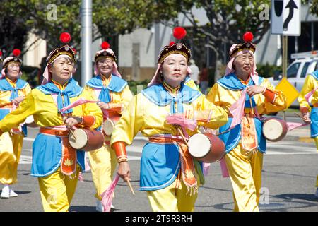 Fremont, CA - 20 août 2023 : participants au 31e défilé annuel du festival FOG. Une célébration annuelle du patrimoine et de la culture indiens pour l'ensemble du B. Banque D'Images