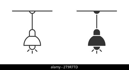 Icône de plafonnier. Illustration vectorielle Illustration de Vecteur