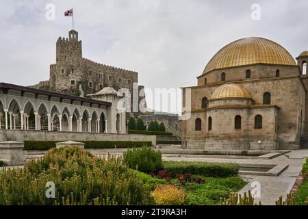 Die Burg, Moschee, Pavillon, Gartenanlage, Burg Rabati, Schloss von Achalziche, Akhaltsikhe, Samzche-Dschawachetien, Georgien Banque D'Images