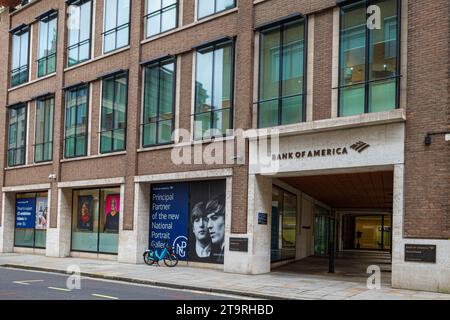 Bank of America Londres. Bank of America Financial Centre au 2 King Edward St London. Bank of America Merrill Lynch Financial Centre. Ouvert en 2001. Banque D'Images