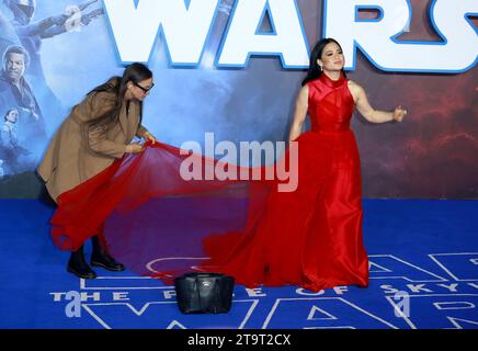 Kelly Marie Tran assiste à la première européenne de Star Wars : The Rise of Skywalker au Cineworld Leicester Square à Londres, en Angleterre. Banque D'Images