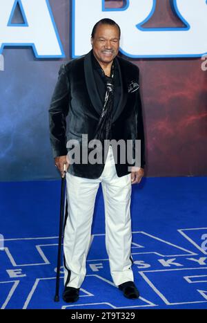 Londres, Royaume-Uni. 18 décembre 2019. Billy Dee Williams assiste à la première européenne de Star Wars : The Rise of Skywalker au Cineworld Leicester Square à Londres, en Angleterre. (Photo Fred Duval/SOPA Images/Sipa USA) crédit : SIPA USA/Alamy Live News Banque D'Images