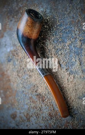 pipe d'argile de meershaum vintage Banque D'Images