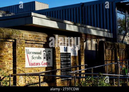 Wormwood Scrubs prison, du Cane Road, Borough of Hammersmith & Fulham, Londres, Angleterre, Royaume-Uni Banque D'Images