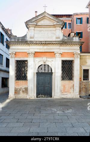 Église Saint-Gall - l'héritage monachiste irlandais en Italie (probablement la plus petite église de Venise) - Venise, Italie Banque D'Images