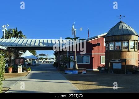 COSTA MESA, CALIFORNIE - 12 NOVEMBRE 2023 : ferme Centennial au centre de foire et d'événements OC, parc d'expositions du comté d'Orange. Banque D'Images