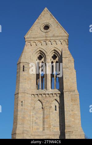 Thebtower à la cathédrale peut être vu de miles loin. Banque D'Images