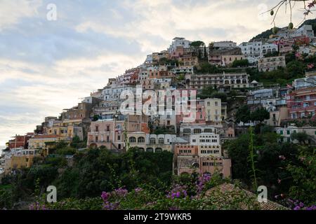 Village Positano sur la côte amalfitaine en Campanie, Italie, 19 novembre 2023. (Photo CTK/Jiri Vatka) Banque D'Images