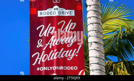 Noël sur Rodeo Drive à Beverly Hills - LOS ANGELES, ÉTATS-UNIS - 5 NOVEMBRE 2023 Banque D'Images