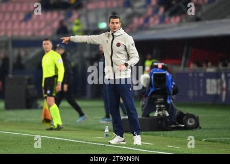 Bologne, Italie. 27 novembre 2023. Thiago Motta (Bologna FC) lors du match de Bologne FC vs Torino FC, football italien Serie A à Bologne, Italie, novembre 27 2023 crédit : Agence de photo indépendante/Alamy Live News Banque D'Images