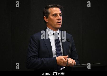 Sydney, NSW, Australia. 28th Nov, 2018. Paul Fisher seen on the red carpet  during the 2018 ARIA Awards. Credit: Belinda Vel/SOPA Images/ZUMA  Wire/Alamy Live News Stock Photo - Alamy