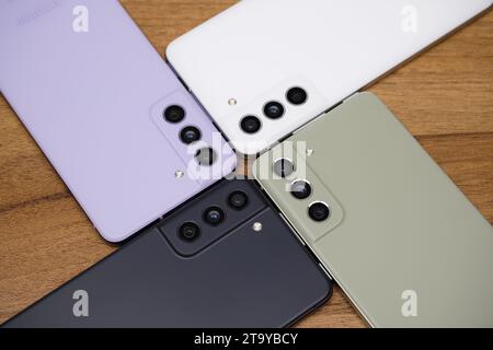 HCMC, VN - novembre 2023. Galaxy S21 FE pour une utilisation éditoriale Banque D'Images