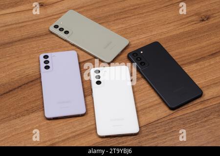 HCMC, VN - novembre 2023. Galaxy S21 FE pour une utilisation éditoriale Banque D'Images