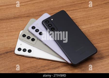 HCMC, VN - novembre 2023. Galaxy S21 FE pour une utilisation éditoriale Banque D'Images