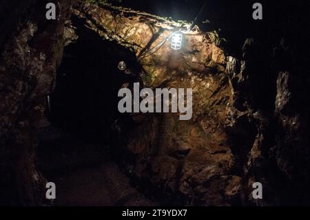 Site historique de la mine d'or de Reed dans le comté de Cabarrus, Caroline du Nord Banque D'Images