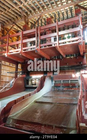 Site historique de la mine d'or de Reed dans le comté de Cabarrus, Caroline du Nord Banque D'Images