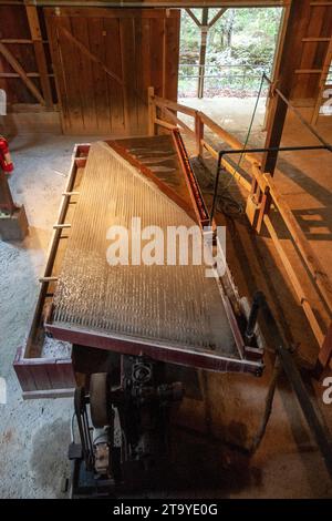 Site historique de la mine d'or de Reed dans le comté de Cabarrus, Caroline du Nord Banque D'Images