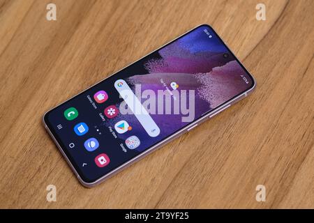 HCMC, VN - novembre 2023. Galaxy S21 FE pour une utilisation éditoriale Banque D'Images