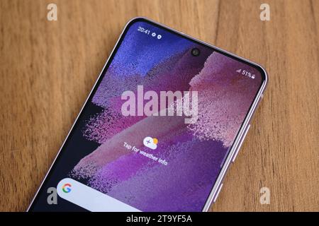 HCMC, VN - novembre 2023. Galaxy S21 FE pour une utilisation éditoriale Banque D'Images