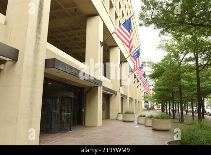 Washington, DC - 02 juin 2018 : FBI, siège du Bureau fédéral d'enquête à Washington. Banque D'Images