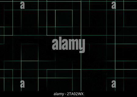 fond de lignes vertes elettriques verticales et horizontales abstraites numériques, technologie de texture de motif Banque D'Images