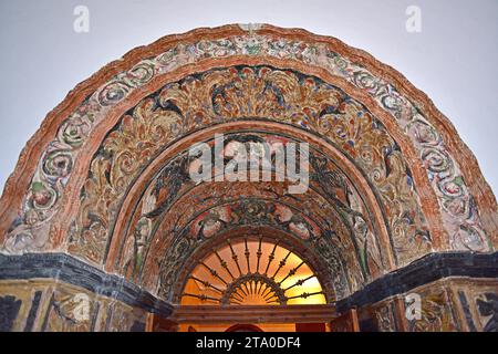 Abbaye de Veruela (Real Monasterio de Santa María de Veruela), cistercienne du 12th siècle. Église. Vera de Moncayo, Saragosse, Aragón, Espagne. Banque D'Images