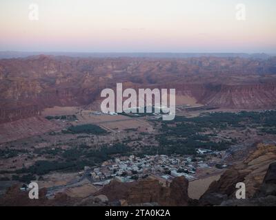 Harrat Viewpoint, Alula, Arabie saoudite Banque D'Images