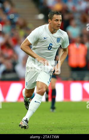 Photo de dossier datée du 30-05-2014 de l'ancien défenseur anglais Phil Jagielka, qui a annoncé sa retraite du football professionnel à l'âge de 41 ans. Date de publication : mardi 28 novembre 2023. Banque D'Images