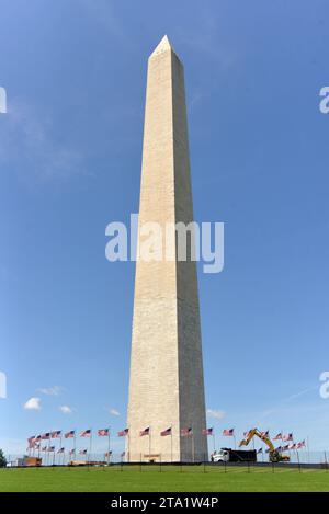 Washington, DC - 01 juin 2018 : Washington Monument à Washington DC, États-Unis Banque D'Images