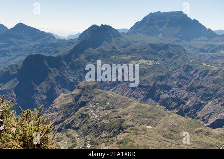 Piton Maïdo, pic, Ile de la Réunion, France. Banque D'Images