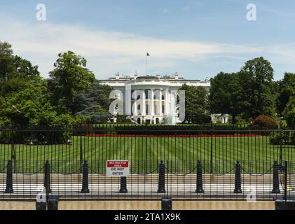 Washington, DC - 02 juin 2018 : La Maison Blanche, Washington DC. Banque D'Images