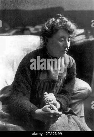 Evelyn de Morgan. Portrait de l'artiste anglaise, Evelyn de Morgan (1855-1919), date inconnue Banque D'Images