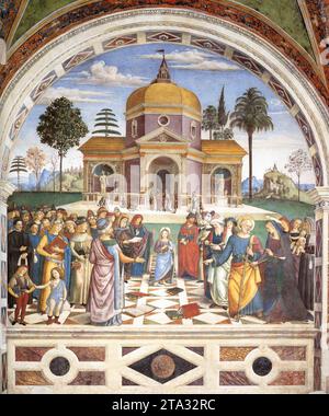 Christ parmi les docteurs 1501 par Pinturicchio Banque D'Images